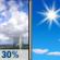 Wednesday: Chance Showers And Thunderstorms then Sunny