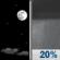 Monday Night: Mostly Clear then Slight Chance Rain Showers