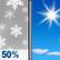 Wednesday: Chance Light Snow then Sunny